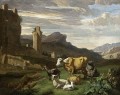 paisaje de vaca italiano